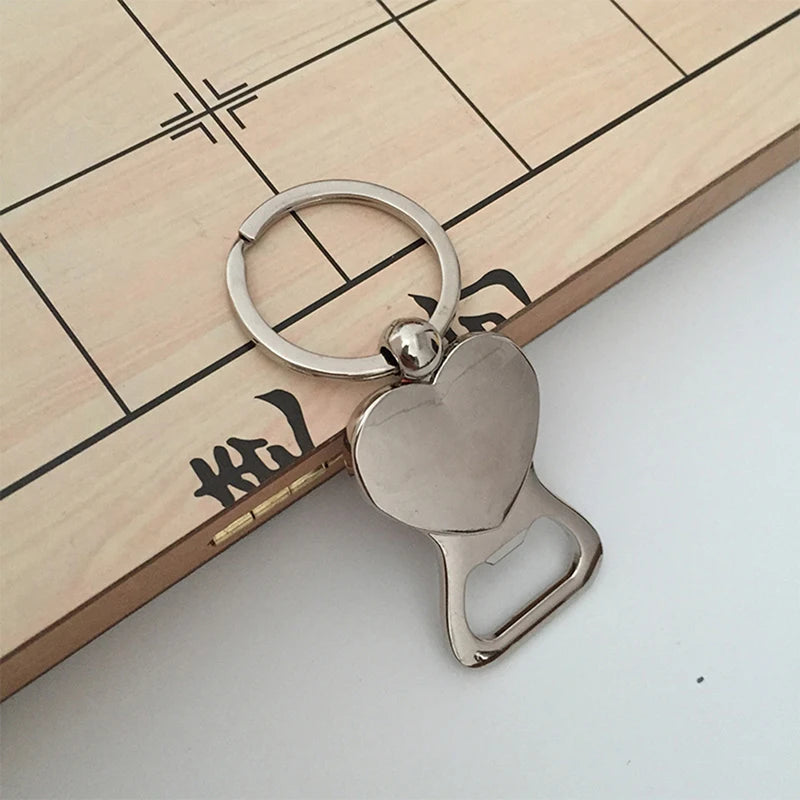 Herz Flaschenöffner Schlüsselanhänger – Tragbares Metall Geschenk für Partys Kaufschwan®