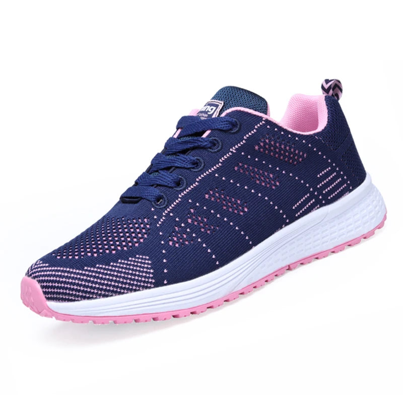 Damen Vulcanized Sneaker – Modische Flache Schuhe mit Plateau-Optik | Bequeme Alltagsschuhe in Übergrößen Kaufschwan®