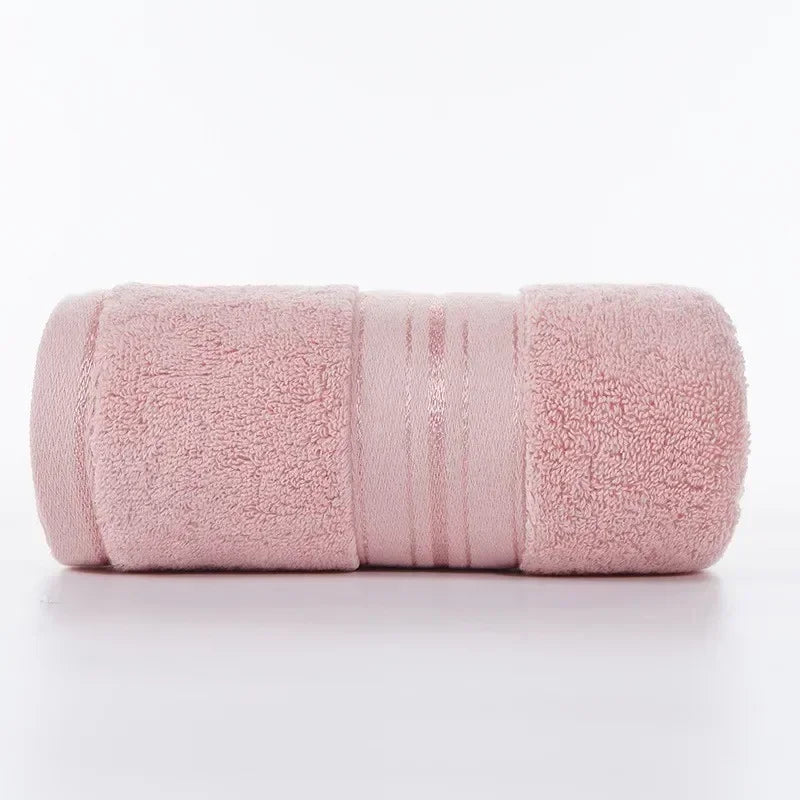 Reine Baumwolle Mikrofaser Handtuch – Weich, Saugfähig & Fusselfrei | Gesicht & Badezimmer Handtücher für Erwachsene, Damen & Herren Kaufschwan® Rosa 35x75cm 1 Stück
