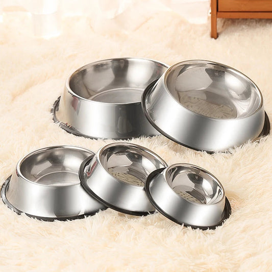 Robuster Edelstahl Futternapf – Hygienische Futter- & Wasserschüssel für Haustiere Kaufschwan®