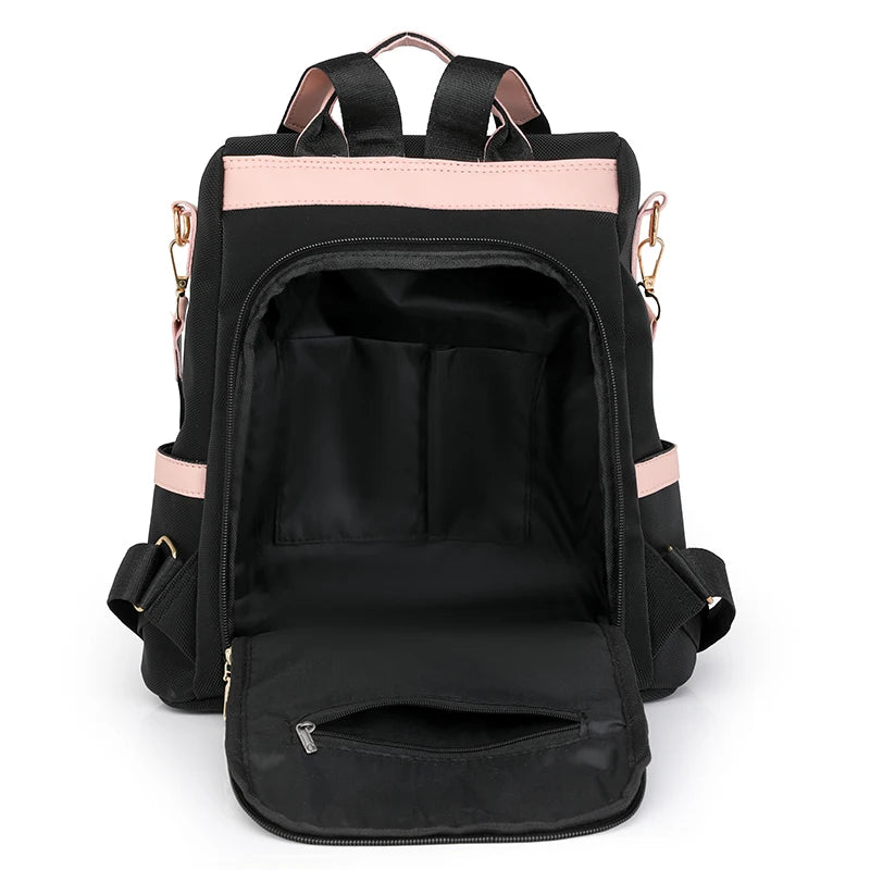 Damen Rucksack Mode | Wasserdicht Weiches Leder Schul- & Reiserucksack