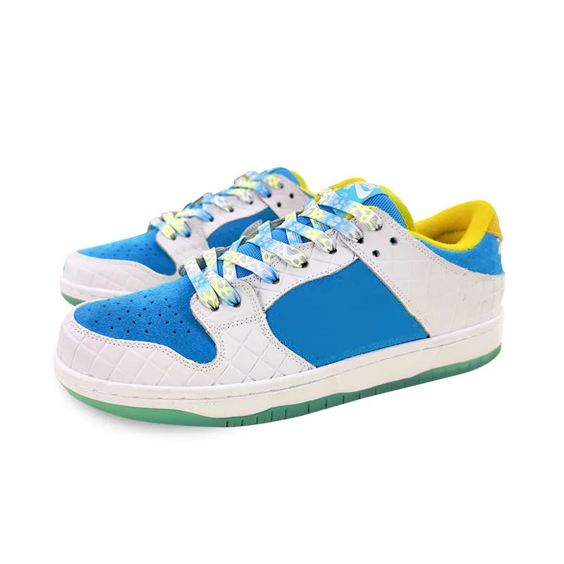 Flache Modische Schnürsenkel – Leopardenmuster & Tie-Dye Farbverlauf | Stilvolle Laces für AF1, AJ1 & Leinensneaker Damen & Herren Kaufschwan®
