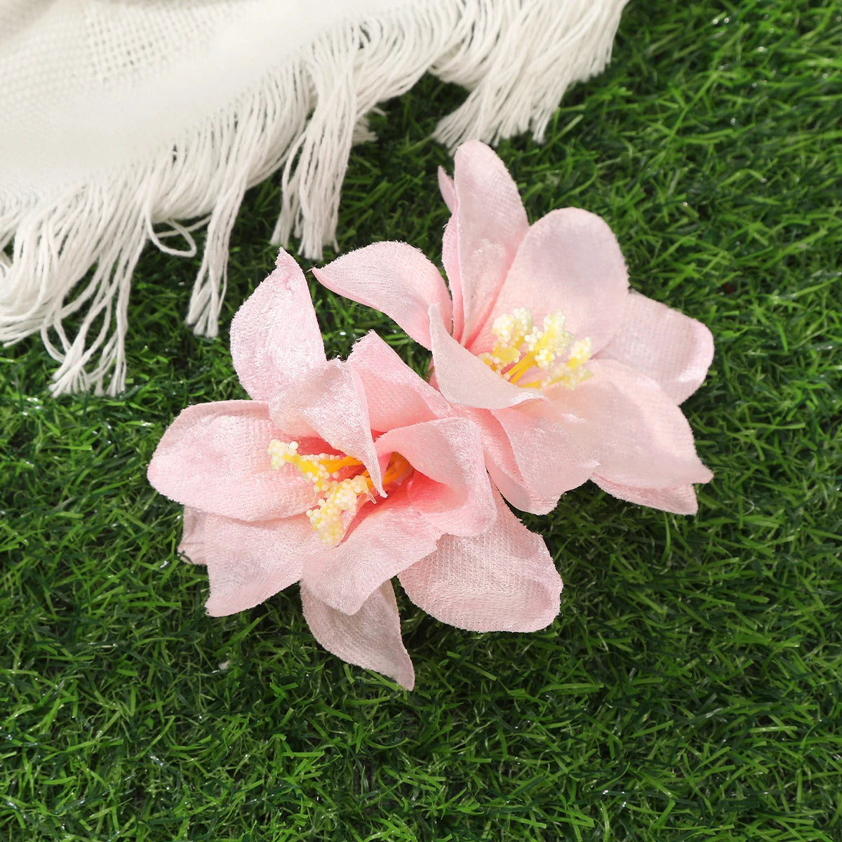Orchideen-Blumen Haarklammer – Braut & Urlaubs Haaraccessoire Kaufschwan® Abbildung 18