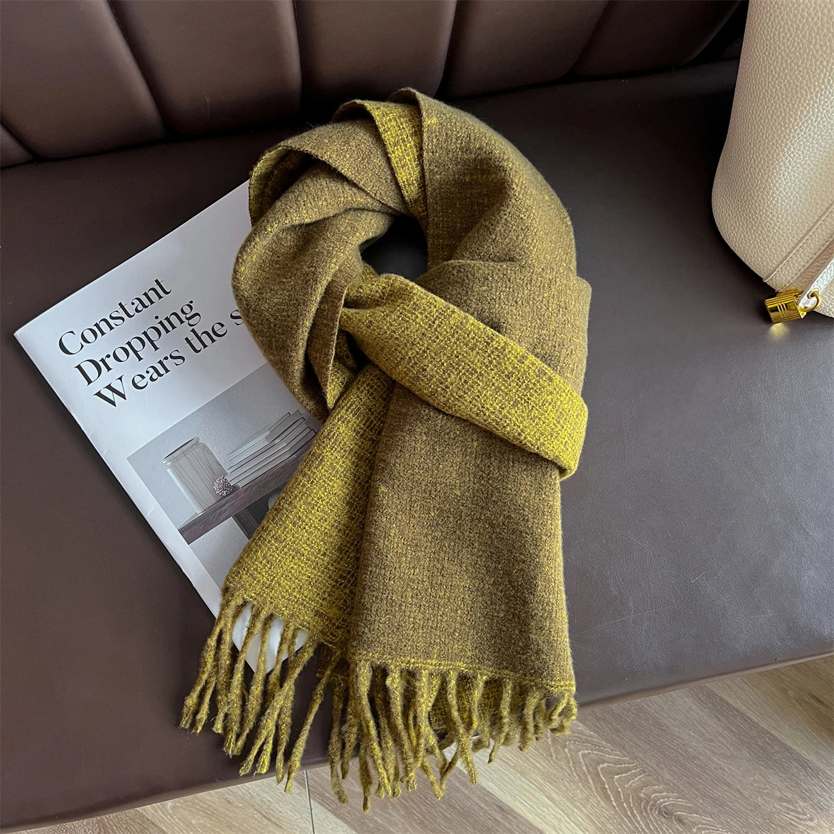 Luxus Damen Schal | Winter Warmer Schal Umschlagtuch & Stola | Pashmina Foulard, Bandana & Decken Poncho