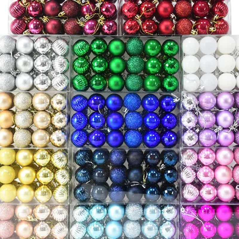 36 Stück Weihnachtskugeln Set – Rot & Gold | Christbaumkugeln Deko für Zuhause, Weihnachten & Neujahr 2026