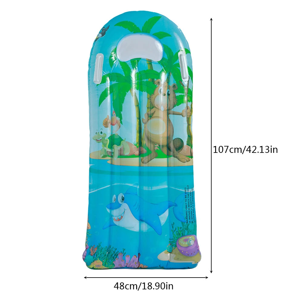 Aufblasbare Kinder-Schwimmmatratze – Luftmatratze mit Griffen für Pool & Strand | Sicherer Wasserspaß für Kinder Kaufschwan® Motiv 3