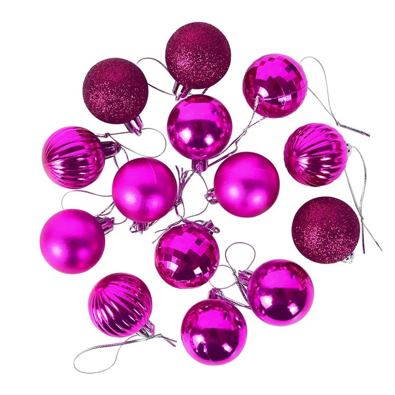 36 Stück Weihnachtskugeln Set – Rot & Gold | Christbaumkugeln Deko für Zuhause, Weihnachten & Neujahr 2026