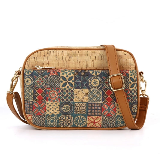 Vintage Blumenprint Crossbody Tasche – Damen Ethno Schultertasche mit Baumrindenmuster | Vielseitige Casual Handtasche Kaufschwan®