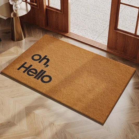 Eingangsmatte aus Seidenringen – Hochwertige, Schmutzabweisende Türmatte für Schiebetüren, Nicht Waschbar Kaufschwan® Motiv 1 50x80cm19.7x31.5in