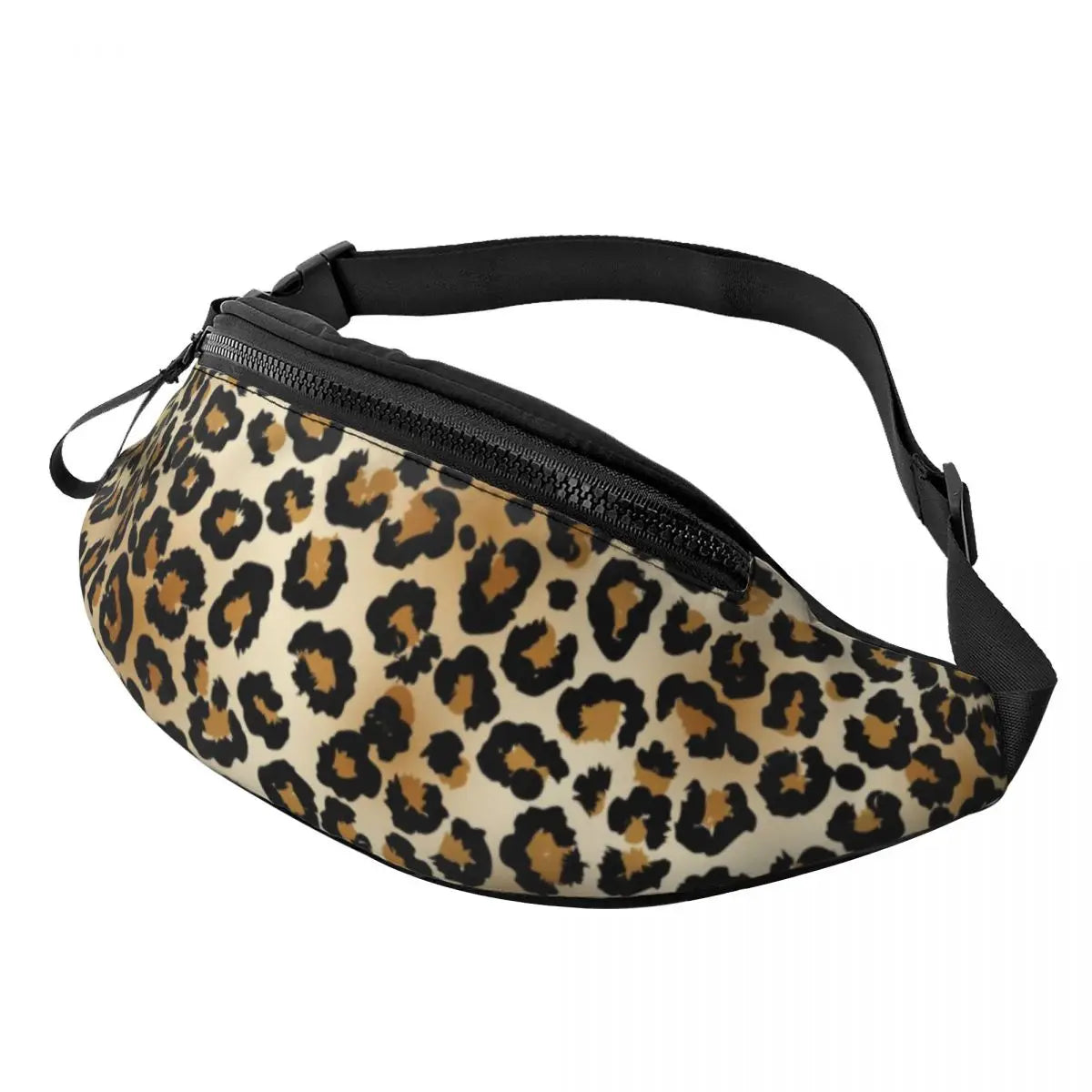 Leopardenmuster Gürteltasche – Unisex Hüfttasche | Cheetah Print Crossbody Bag für Laufen, Reisen & Handy