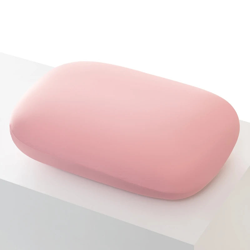 Multifunktionales Memory Foam Nackenkissen – Langsam Rückfederndes Reisekissen & Nap Pillow für Schlaf, Nackengesundheit & Massagekomfort Kaufschwan® Rosa 34x24cm