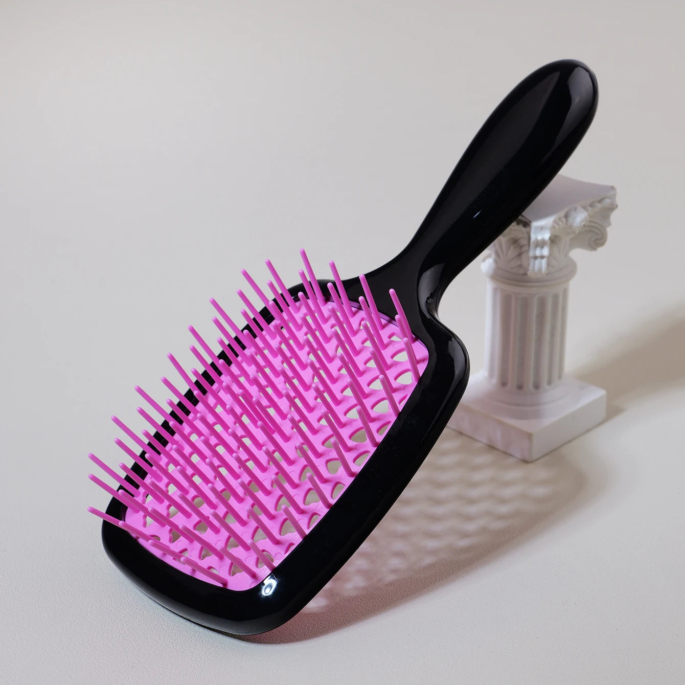 Herzförmige Multi-Color Haarbürste – 1/3 Stück | Antistatische Bürste für Nasses & Trockenes Haar, Perückenfreundlich