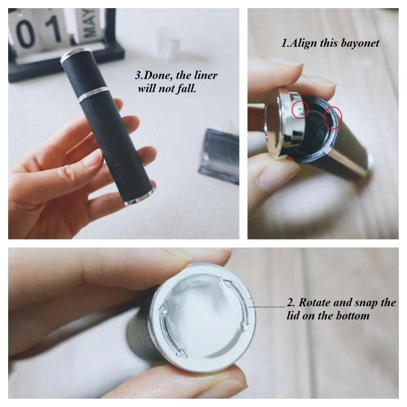 10ml Luxury Leather Glass Perfume Spray Bottle Portable Mini Refillable Perfume Atomizer Empty Traveling Perfume Refill Bottles Kaufschwan®
