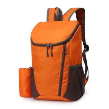 Outdoor-Reiserucksack | Wasserdichtes, Faltbares Camping- & Sporttasche | Wandern, Bergsteigen & Reise-Rucksack Kaufschwan® Orange
