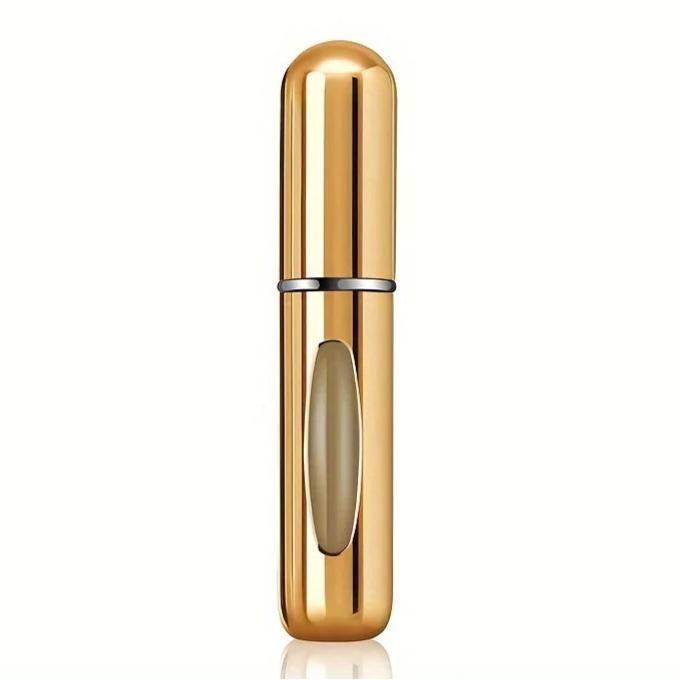 1/4Pcs 5ml Perfume Atomizer Portable Liquid Container for Cosmetics Traveling Mini Aluminum Spray Empty Refillable Bottle Kaufschwan® 1 Stück Golden
