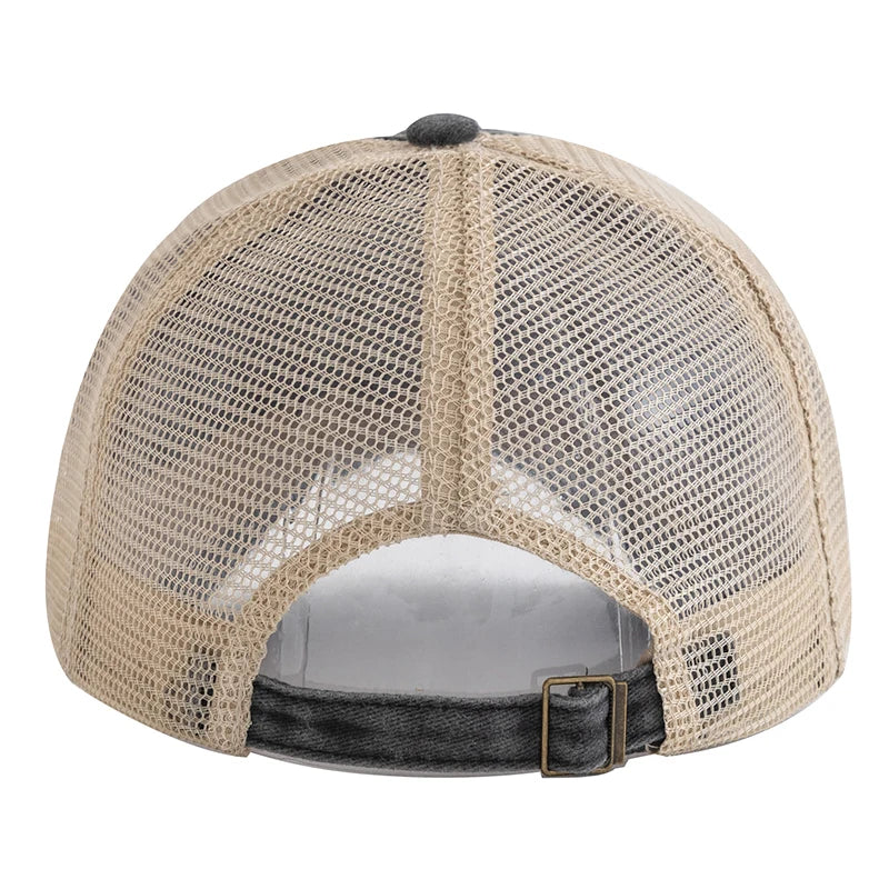 Hot Sale Unisex Trucker Hut | Mehrfarbige Einfarbige Baseballkappe | Washed Cotton Kappe für Herren & Damen Kaufschwan®