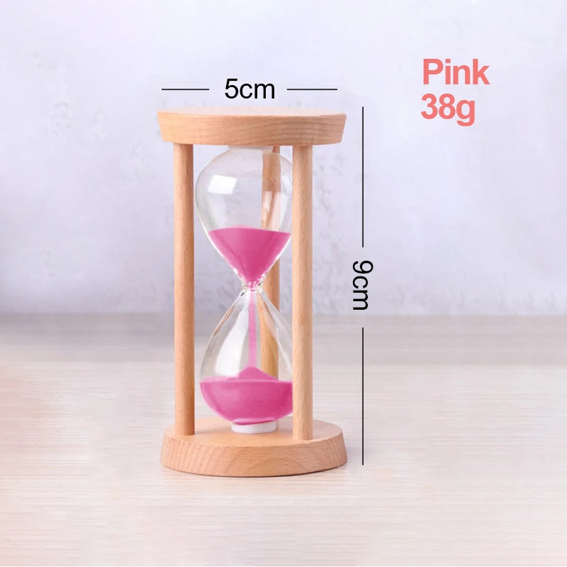 Holz Sanduhr Timer – Kreative Schreibtisch Dekoration & Moderne Wohn Sanduhr Geschenkidee