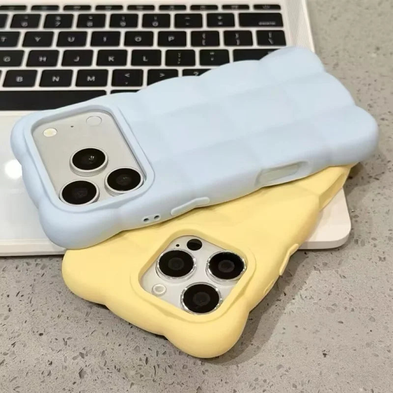 Weiche Silikonhülle in Wolkenform für iPhone 18 Pro & iPhone 18 Pro Max – Stoßfeste Schutzhülle in Bonbonfarben Kaufschwan®