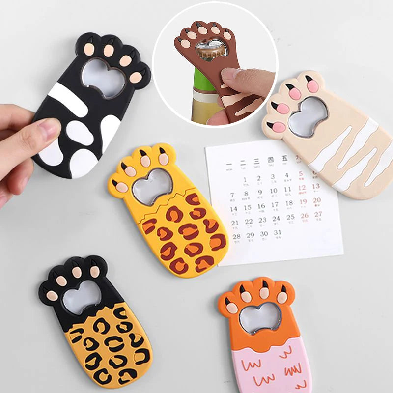 Katzenpfote Flaschenöffner – Cartoon Magnet Kühlschrank Bieröffner Kaufschwan®