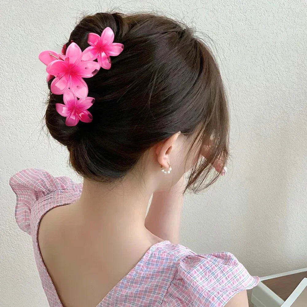 Blumen-Haarklammer – Retro Bunter Haar-Clip Kaufschwan®