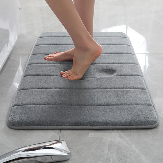 Superabsorbierende Memory-Schaum Badematte – Weicher Badezimmerteppich für Toilette, Dusche, Schlafzimmer oder Boden Kaufschwan®
