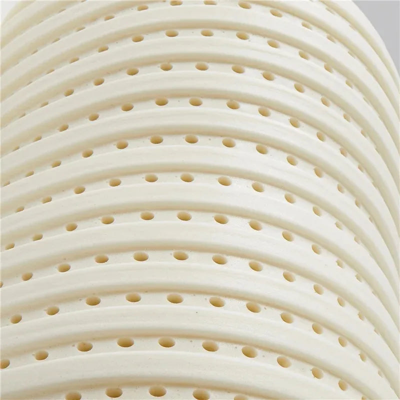 Natürliches Latex Kissen mit Baumwollbezug – Weiches Orthopädisches Nackenkissen für Seiten-, Rücken- & Bauchschläfer Kaufschwan®