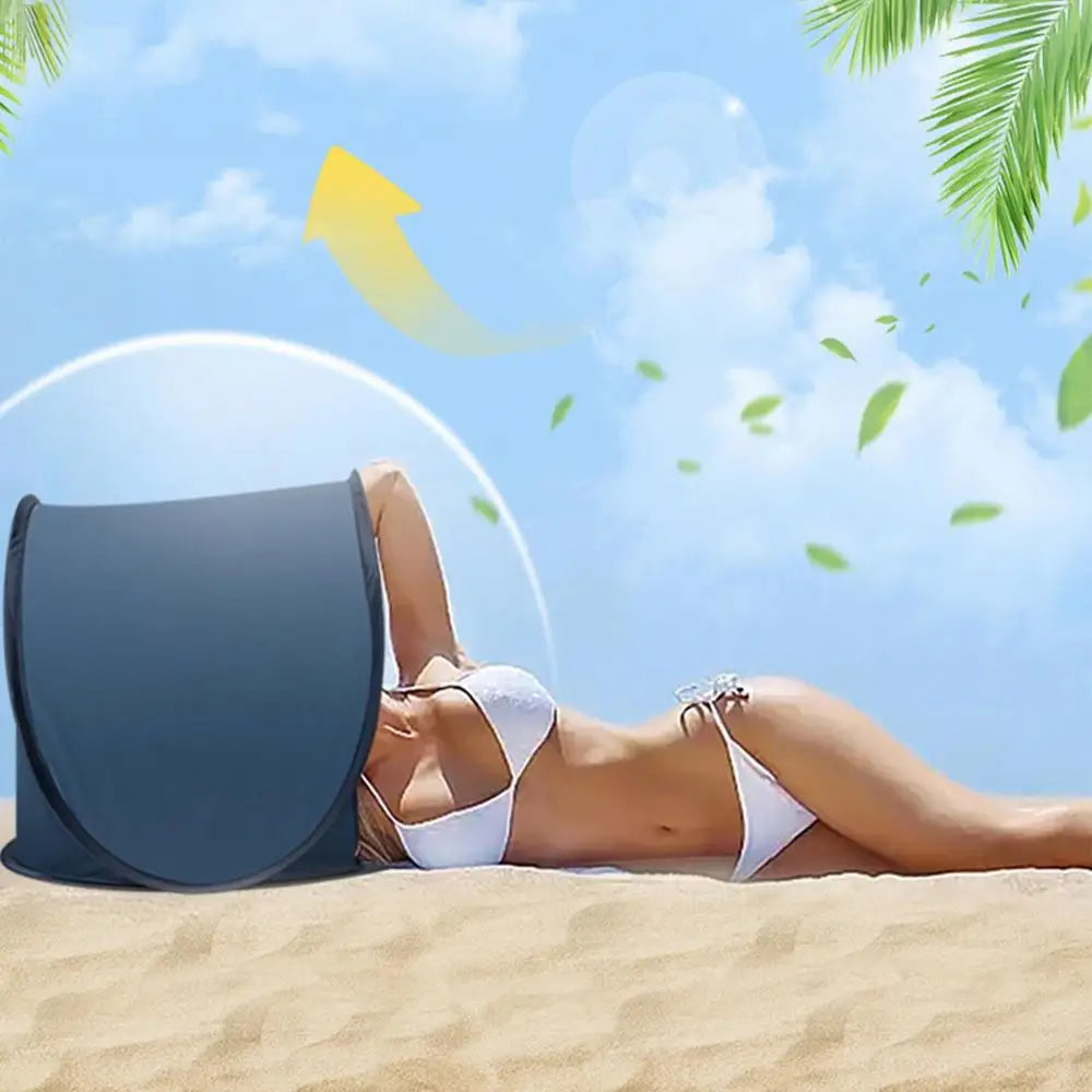Kopf Sonnenschutz Zelt – Sofort Pop-Up Sonnendach für Gesicht & Kopf | Tragbares Strand- & Outdoor Schutzdach Kaufschwan®