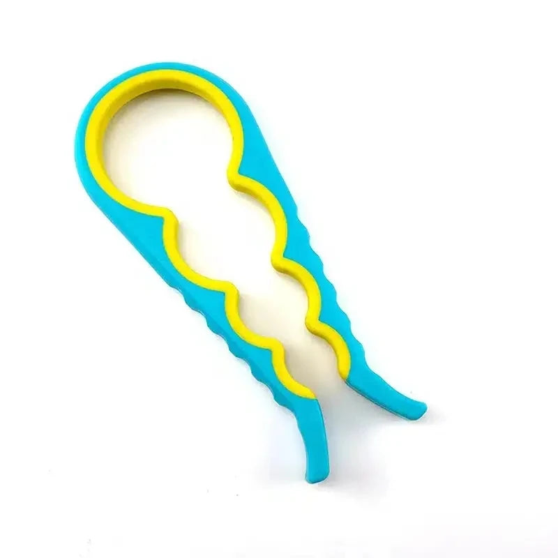 4-in-1 Multifunktions Öffner – Einfacher Griff für Gläser, Deckel und Flaschen Kaufschwan® Blau