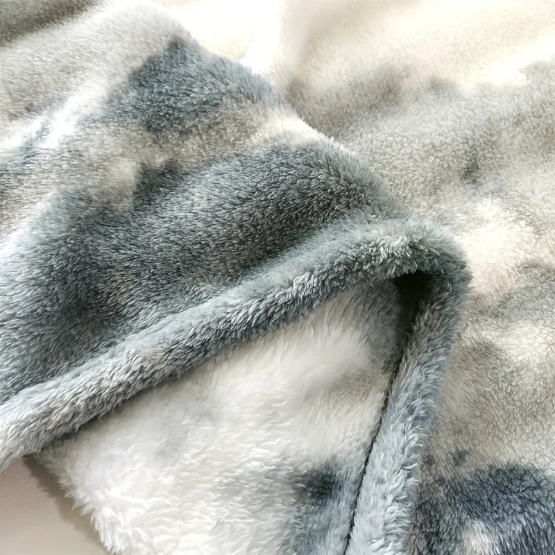 Luxuriöse Kunstkaninchenfell Decke – Weicher, dicker und warmer Überwurf für alle Jahreszeiten, vielseitig für Sofa, Schal, Reisen & Geschenk Kaufschwan®