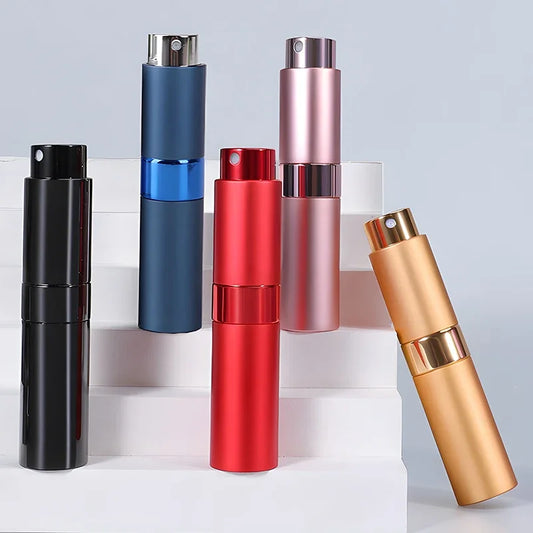 Perfume Refill Bottle 8ml Metal Aluminum Refillable Perfume Bottle Spray Bottle Portable Atomizer Perfume Travel Kaufschwan®