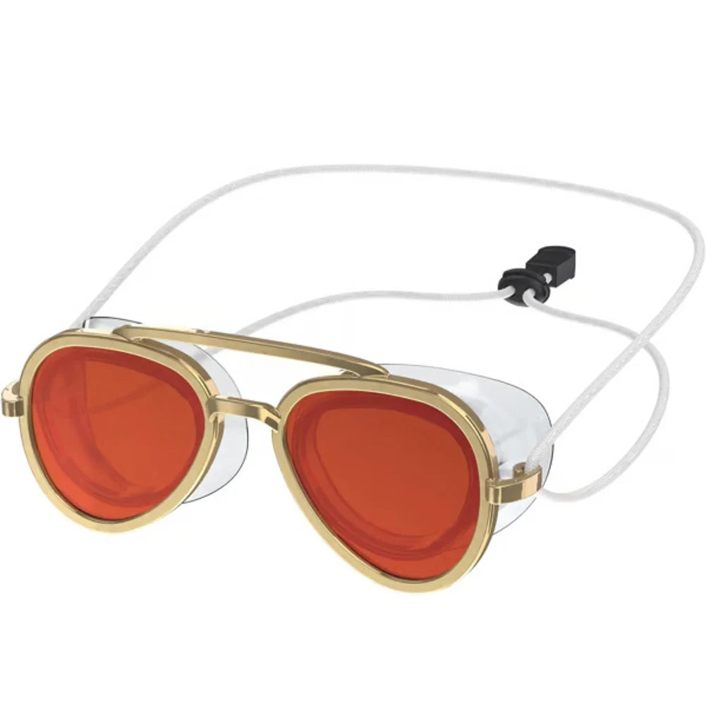 Anti-Beschlag Schwimmbrille | Auslaufsicher Retro Design | Verstellbare Profi Vollwinkel-Brille für Erwachsene & Jugendliche Kaufschwan® Rot