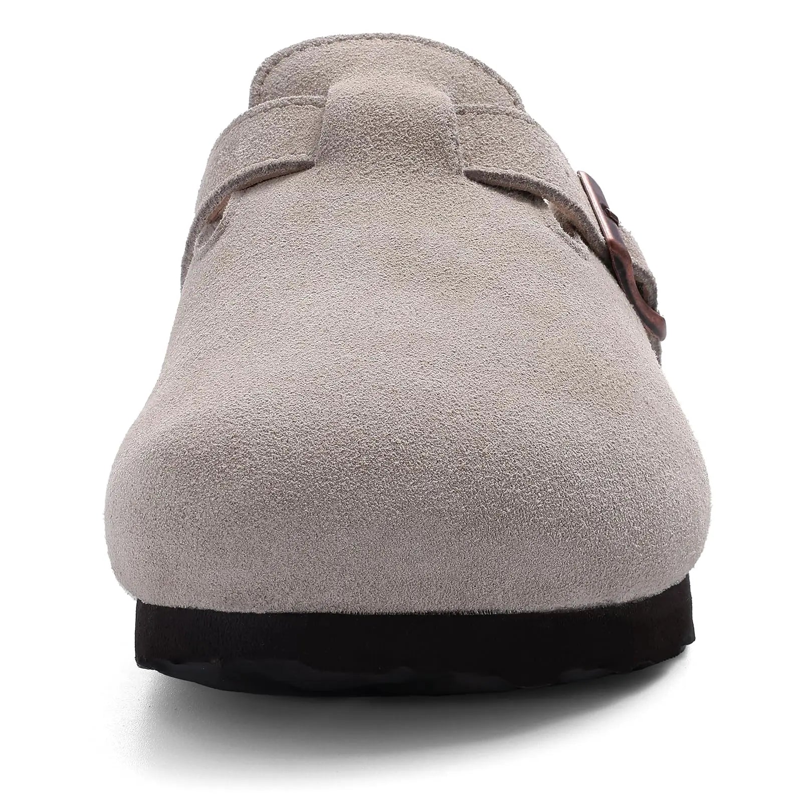Klassische Winter-Pantoffeln | Unisex Fell-Suede Clogs | Kuschelige Hausschuhe mit Verstellbarer Schnalle & Kork-Fußbett Kaufschwan®