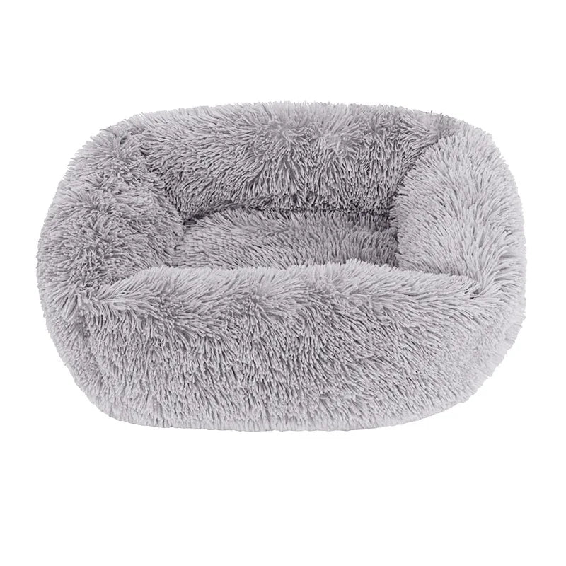 Plüsch Haustierbett Sofa – Flauschiges Kissenkorb Bett für Hunde & Katzen Kaufschwan®