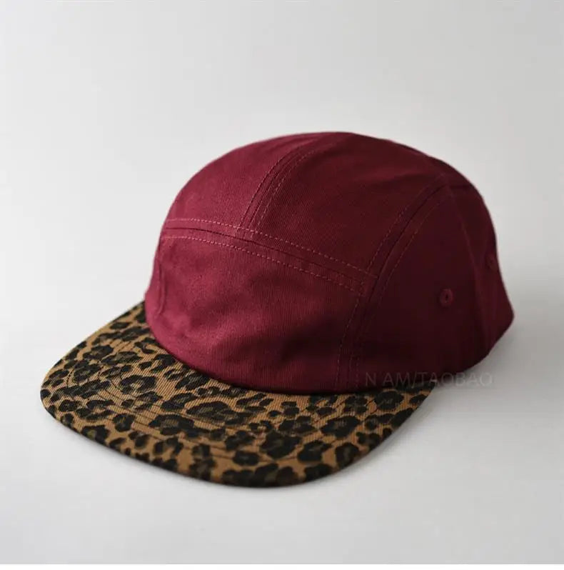 Neue Retro Leopard Print Farbige Baseballkappe | Herren & Damen Modischer Freizeit-Sonnenhut | Cool & Trendy Spice Girl Stil Kaufschwan®