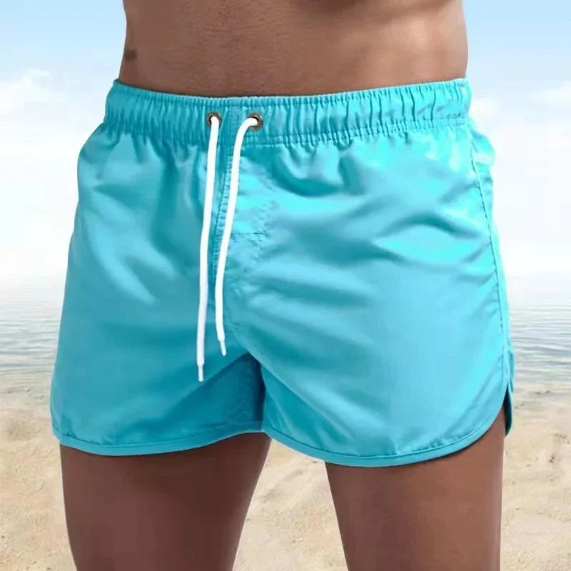 Herren Badeshorts mit Niedriger Taille – Surf Shorts & Boardshorts mit Tasche | Modische und Bequeme Badehose für Sommer & Strand