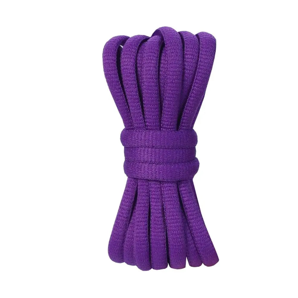 9mm Dicke Ovale Schnürsenkel – Premium Ersatzschnürsenkel für Dunks & Sneaker | 140cm Lange Robuste Sportschuh Laces Kaufschwan® Lila