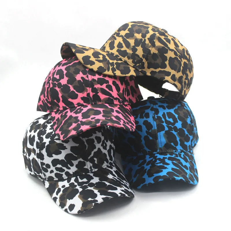 Leopard Print Verstellbare Baseballkappe | Sonnenschutz Dad Hat | Frühling & Sommer Outdoor Snapback für Herren Kaufschwan®