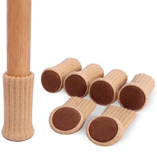 4/8/24 Stück Gestrickte Möbelbein Socken – Stuhlbein Bodenschutz & Möbelkappen | Kratzschutz Stuhlbeinüberzüge für Kommoden & Möbel Kaufschwan®