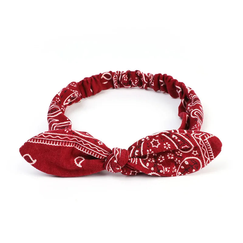 Bandana Haarreif mit Schleife – Geknotetes Turban-Haarreif für Damen & Mädchen