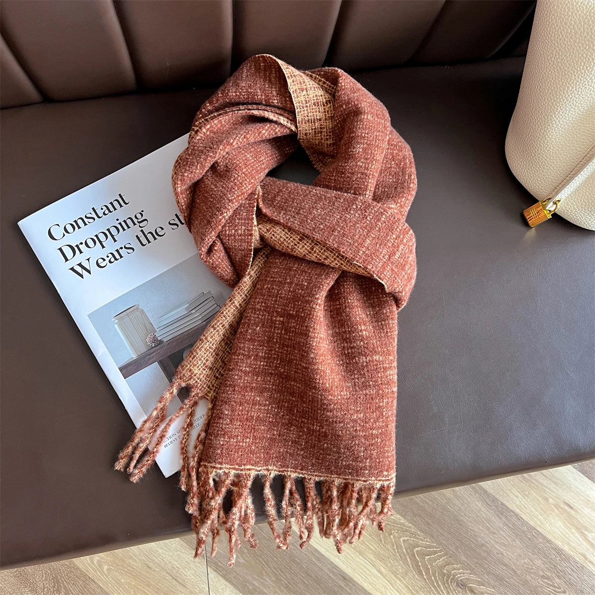 Luxus Damen Schal | Winter Warmer Schal Umschlagtuch & Stola | Pashmina Foulard, Bandana & Decken Poncho Kaufschwan®