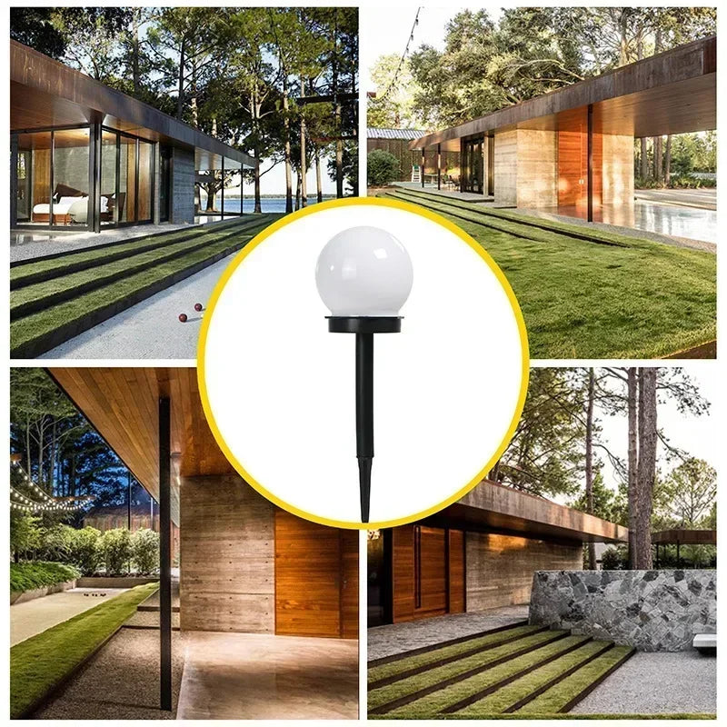 Solar LED Gartenlichter Kaltweiß – Wasserdichte Kugelleuchten für Garten, Hof, Weg & Rasen Kaufschwan®