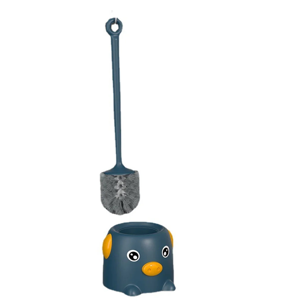 Toilettenbürste im Schweinchen-Design – Weiche Borsten, Auslaufsicherer Halter, Schnell Trocknend, WC-Reinigungsbürste Kaufschwan®