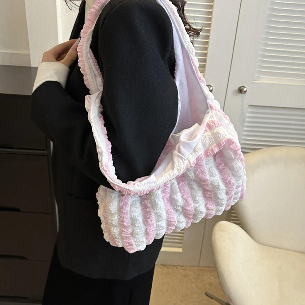 Elegante Falten Cloud Handtasche – Damen Schultertasche in Bonbonfarben | Große Kapazität Tote Bag für Alltag & Shopping Kaufschwan®
