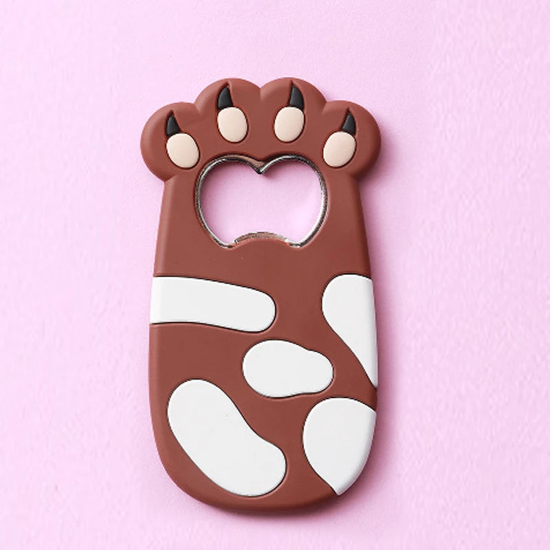 Katzenpfote Flaschenöffner – Cartoon Magnet Kühlschrank Bieröffner Kaufschwan® Design 2