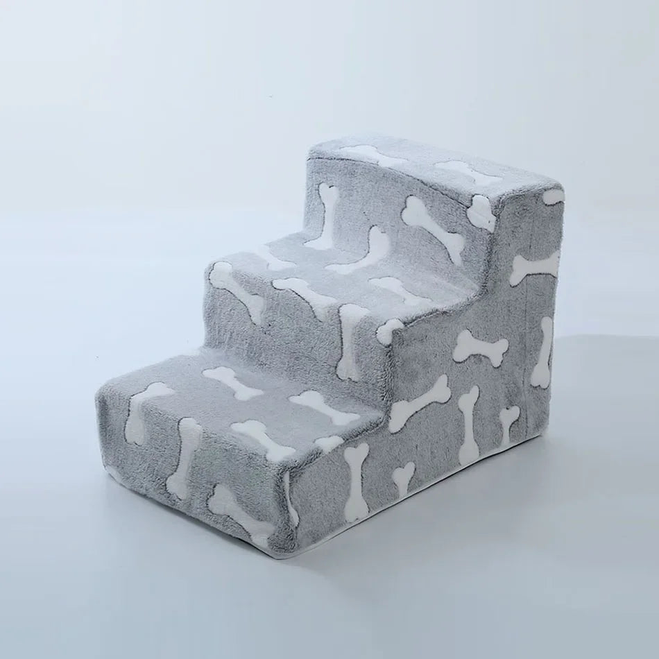 Knochenform Hundetreppe – Weiche Rutschfeste Haustierleiter für Sofa & Bett Kaufschwan®