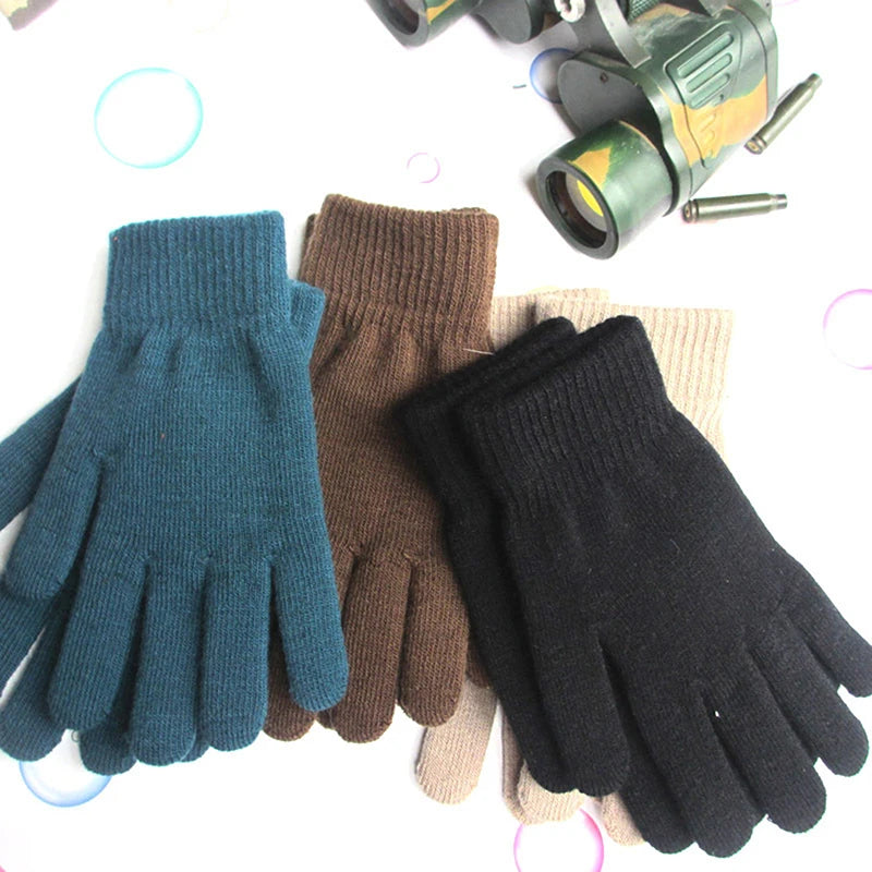 Damen Kaschmir Optik Strickhandschuhe – Warme Vollfinger Handschuhe mit Futter | Winter & Herbst Handwärmer, Ski & Outdoor Kurzarm-Handschuhe Kaufschwan®