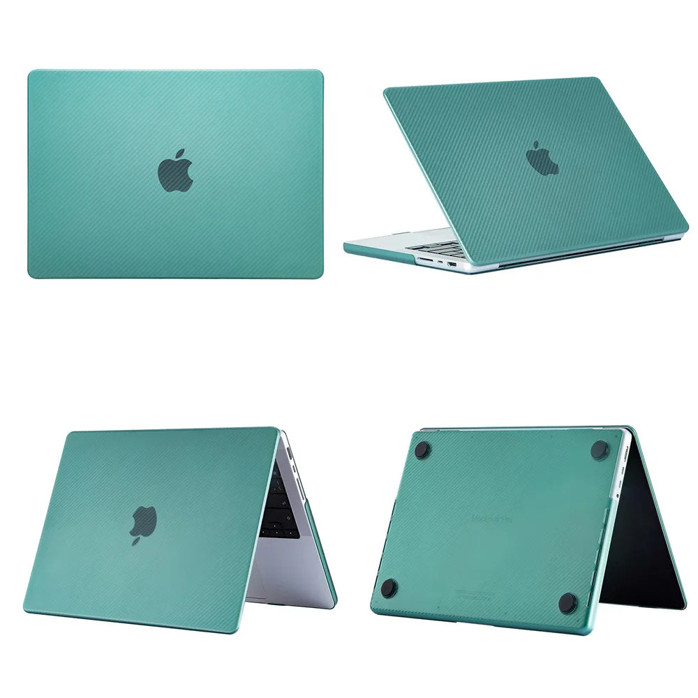 Laptop Hülle für MacBook Pro 14 & 16 – Schlanke Stoßfeste Hartschalen Schutzhülle Kaufschwan® Dunkelgrün A2485 A2780