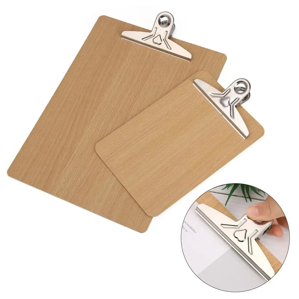 A4 A5 Holz-Klemmbrett – Schreibunterlage & Notizbrett | Klemmbretter für Büro, Restaurant & Hotelbedarf Kaufschwan®