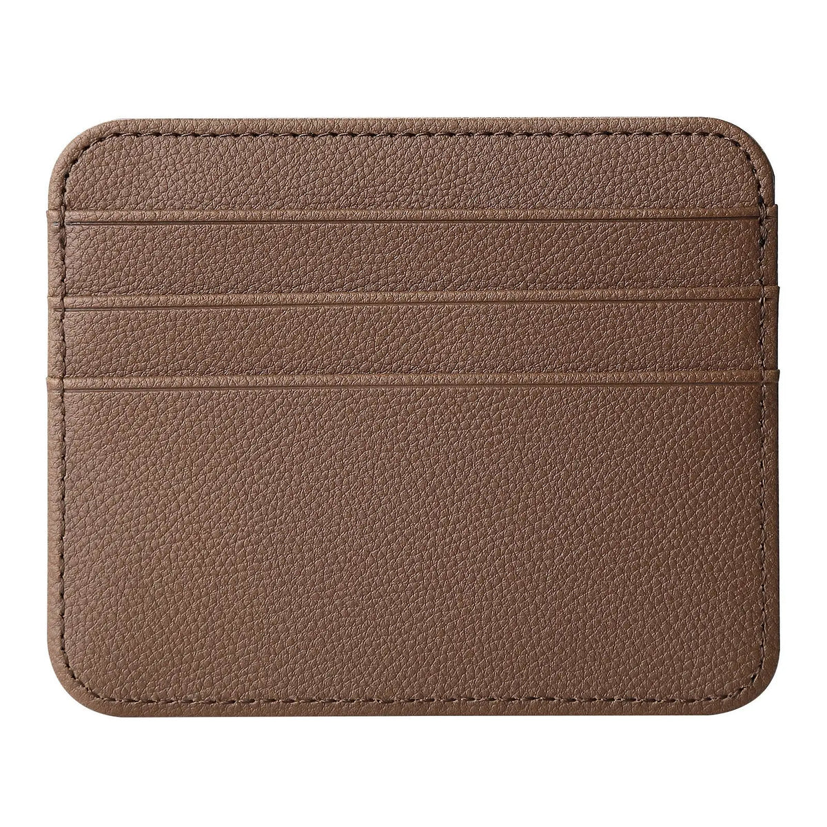 Schmale Mini-Geldbörse aus PU-Leder für Damen & Herren – Kartenetui für Münzen, Geld, Ausweis-, Visiten- & Kreditkarten Kaufschwan®