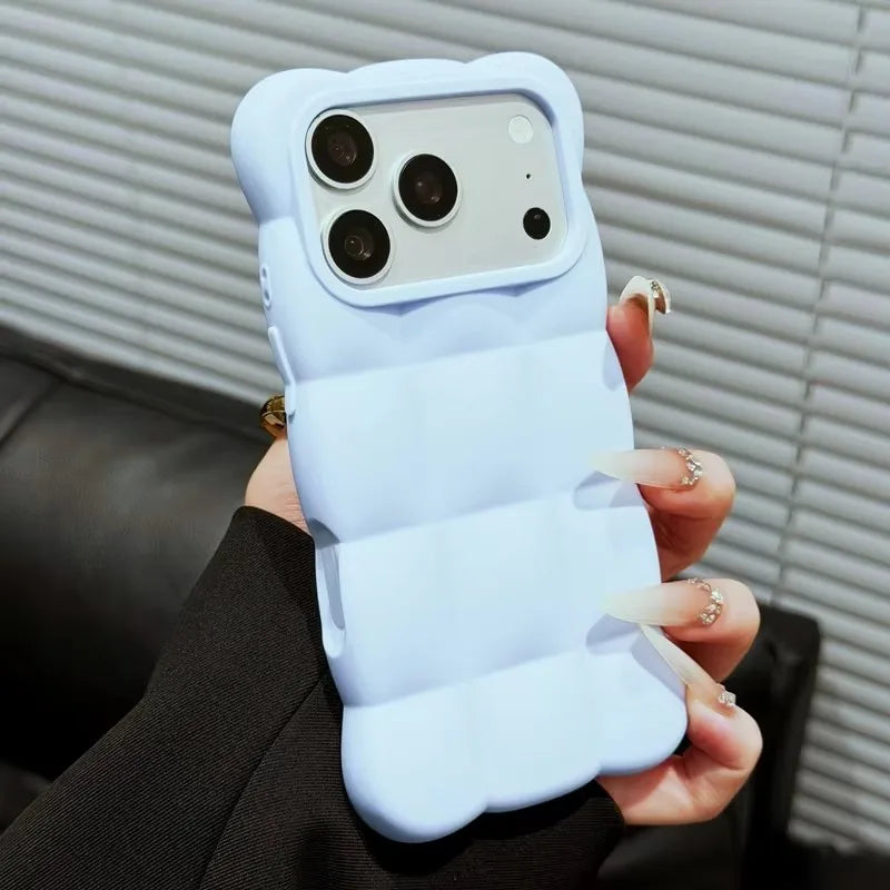 Weiche Silikonhülle in Wolkenform für iPhone 18 Pro & iPhone 18 Pro Max – Stoßfeste Schutzhülle in Bonbonfarben Kaufschwan®